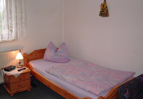 Blick in ein Gästezimmer