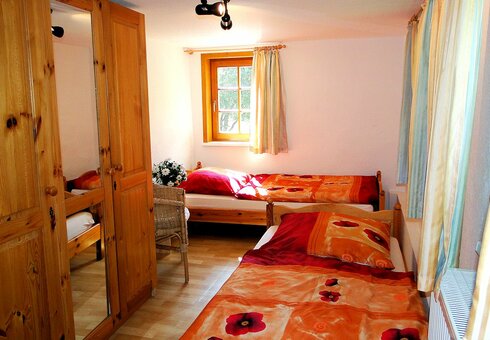 Blick in ein Gästezimmer