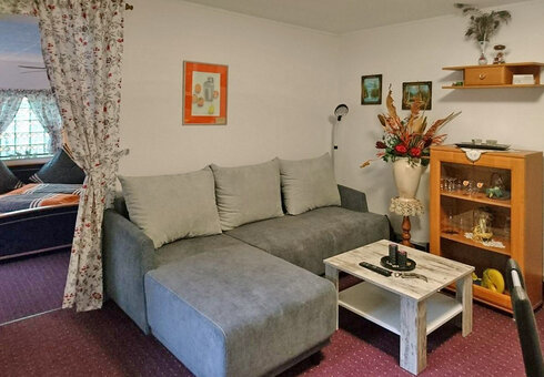 Blick in das Wohnzimmer