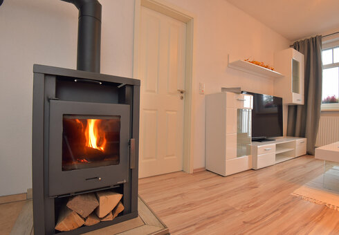 Kamin im Wohnzimmer
