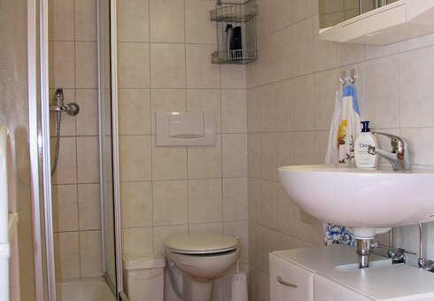 Blick in ein Badezimmer