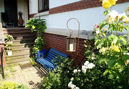 Sitzecke im Garten