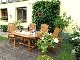 Sitzecke im Garten