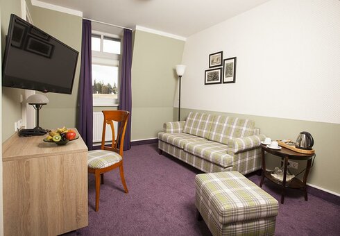 Blick in ein Gästezimmer
