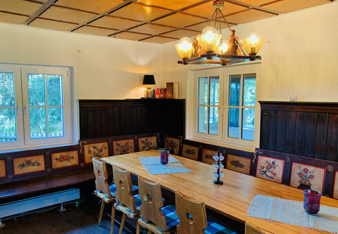 Blick in die Hütte