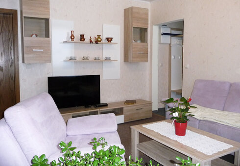 Blick in das Wohnzimmer