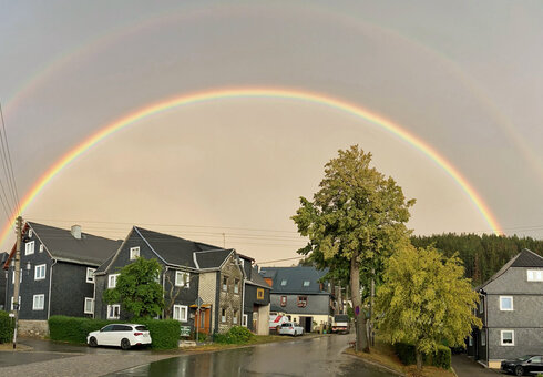 Regenbogen in Meura