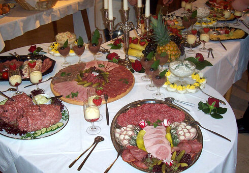 Leckere Buffets bei Feierlichkeiten
