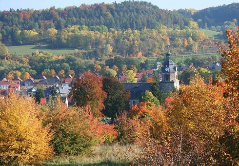Blick auf Gräfenroda