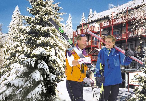 Chalet Sonnenhang Oberhof, Winteransicht