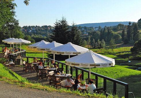 Terrasse im Grünen