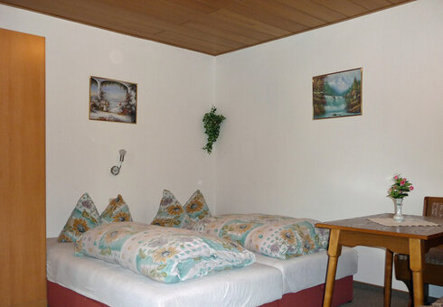 Blick in einen Bungalow