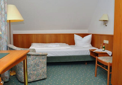 Blick in ein Hotelzimmer