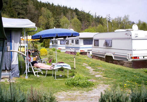 Campen in herrlicher Natur
