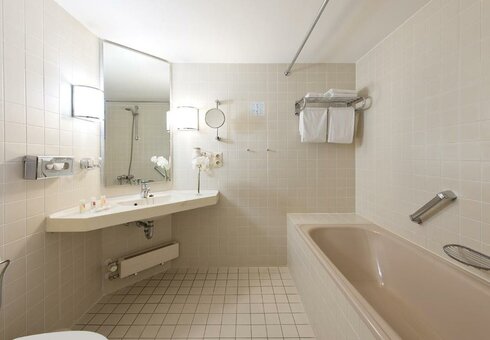Blick in ein Badezimmer