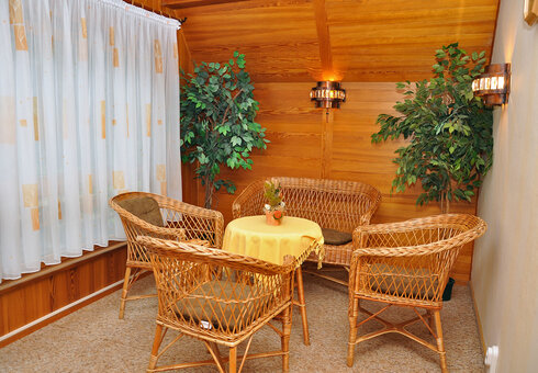 Sitzbereich im Schlafzimmer