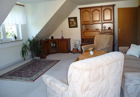 Blick in das Wohnzimmer
