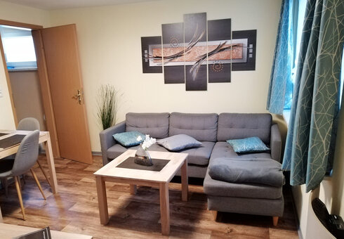 Blick in einen Bungalow