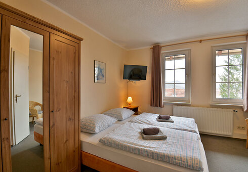 Blick in ein Gästezimmer