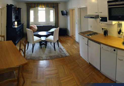 Blick in die Wohnung Schleusetal