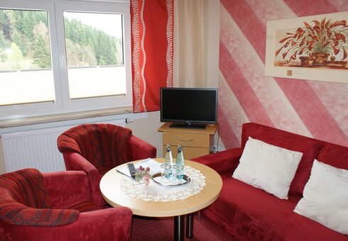 Blick in ein Gästezimmer