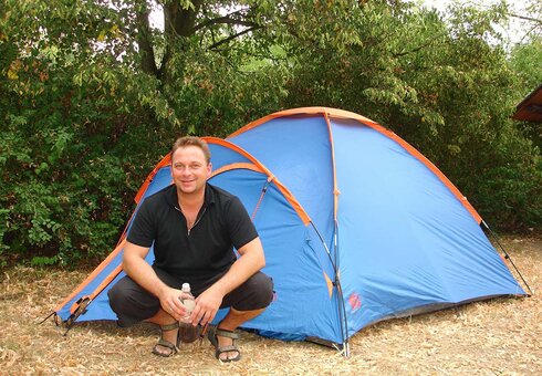 Zelten auf unseren Campingplatz