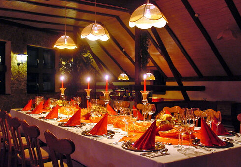 Festliche Tafel