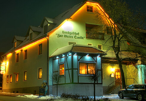 Abendansicht im Winter