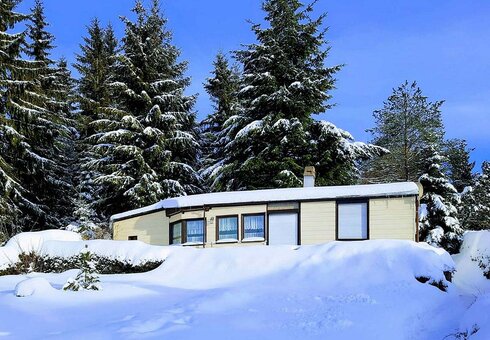 Das Ferienhaus im Winter