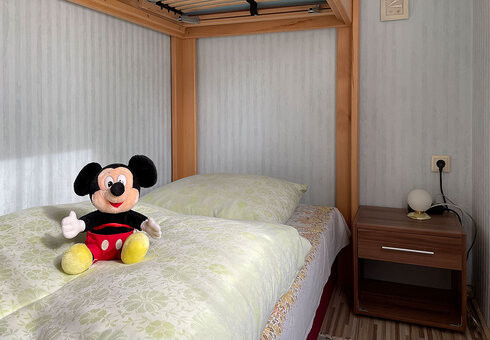 Schlafzimmer mit Etagenbett