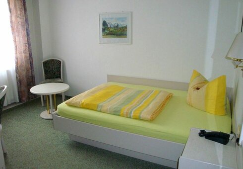 Blick in ein Gästezimmer