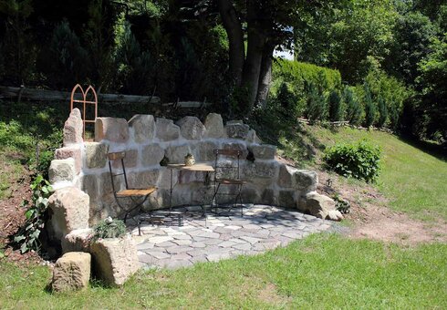 Sitzecke im Garten