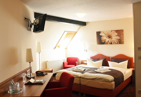 Gästezimmer im Goldenen Hirsch