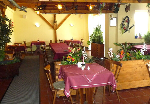 Blick in die Gaststätte