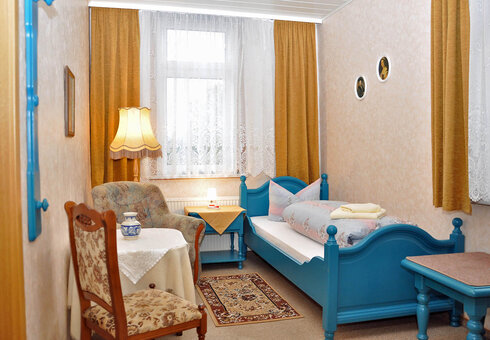 Blick in ein Gästezimmer