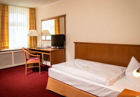 Blick in ein Gästezimmer