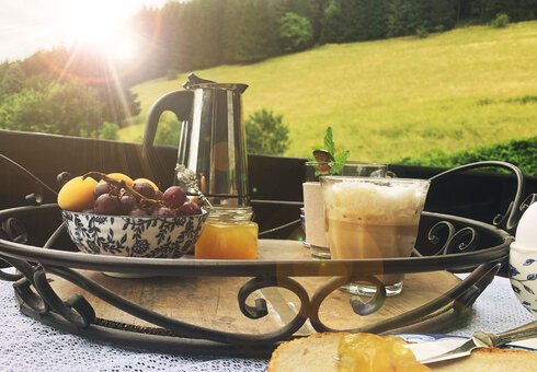 Frühstück in traumhafter Natur