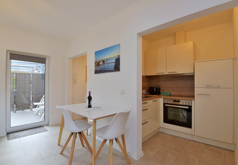 Appartement Weber (Küche mit Esstisch)
