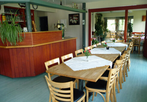 Blick in die Gaststätte
