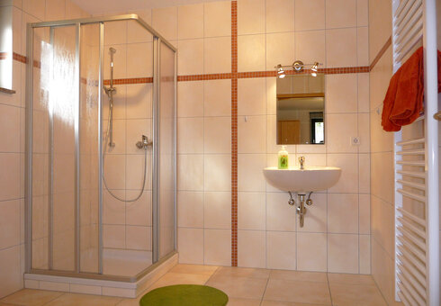Wohnung Bleßberg, Dusche/WC