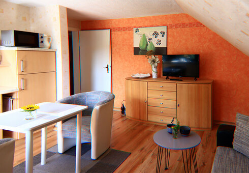Ferienwohnung Waschbär (Wohn-Küche)