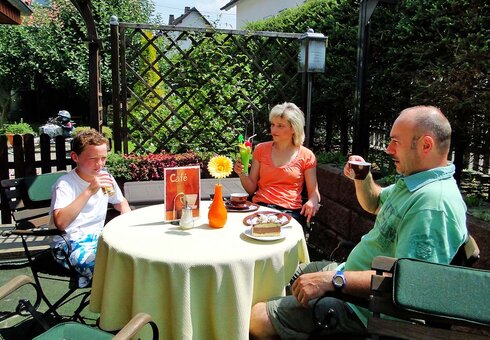Terrasse am Café / Restaurant
