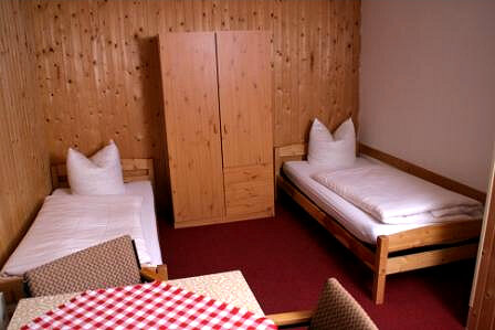 Blick in einen Bungalow