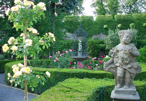 Gartenanlage der Creuzburg