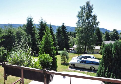 Ausblick vom Balkon