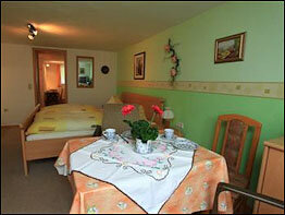 Blick in das Appartement