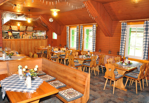 Blick in den Gasthof