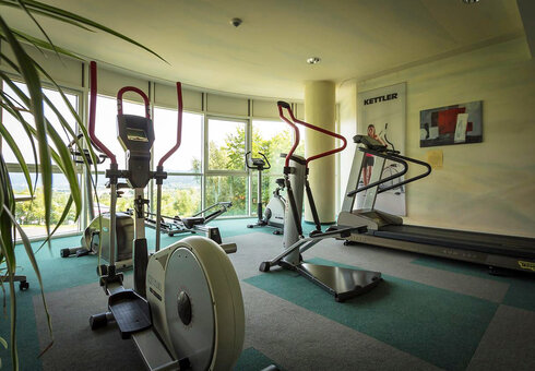 Der hoteleigene Fitnessraum