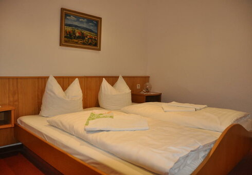 Blick in ein Gästezimmer