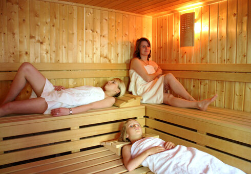 Entspannen in der Sauna